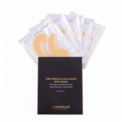 24K Gold & Collagen Under Eye Masks (6 Pairs)